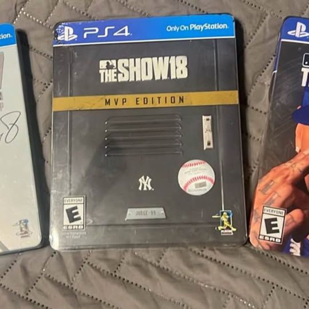 The Show MVP Edition Steel Book Bundle CIB PS4 PlayStation 4